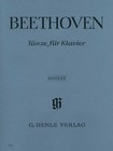 Beethoven Dances for Piano Sheet Music Piano Solo Book New 051480449