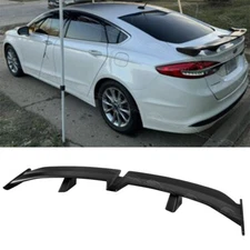 For Ford Fusion Mondeo Matte 54" Rear Trunk PRO Style Sporty Racing Spoiler Wing