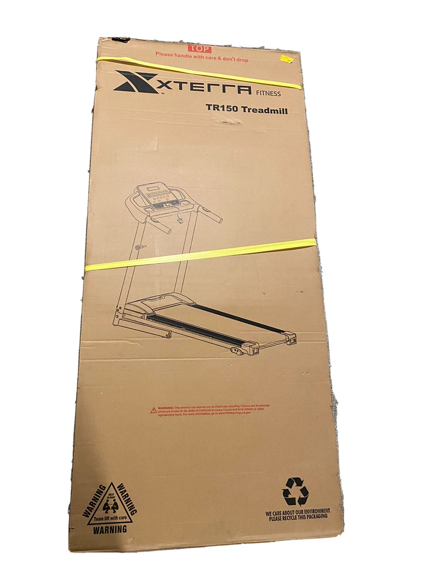 Xterra fitness tr150 2025 folding treadmill black reviews