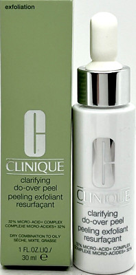 CLINIQUE CLARIFYING DO-OVER PEEL PEELING EXFOLIANT 1.0 Oz / 30 ml NIB