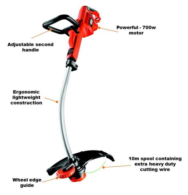 black and decker gl7033 heavy duty grass trimmer 330mm