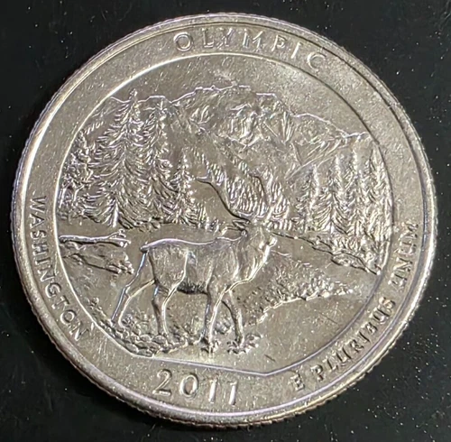 2011-D America the Beautiful Quarters Olympic — photo from the most recent tracked eBay sale