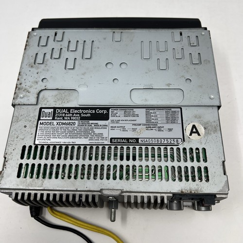 Dual XDM6820 | AM/FM, CD Player, Radio #8131 With Plate And Harness - Bild 6 von 9