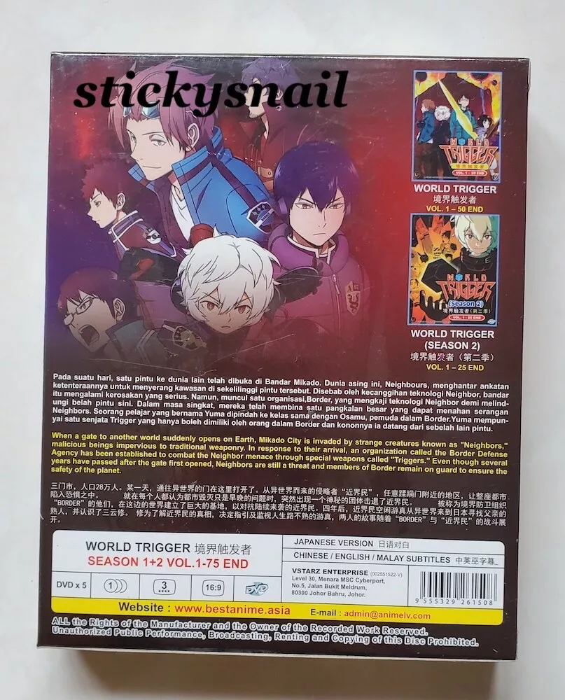 ANIME DVD ~ World Trigger Season 2 ~ Eng sub