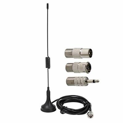 FM Stereo Antenna,Ancable Magnetic Base 75 Ohm FM Antenna Kit Top Radio Antenna