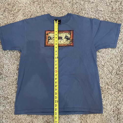 VTG Cody Wyoming Prehistoric Cave Moose T-shirt Prairie Mountain Men’s XL (B35) - Picture 4 of 7