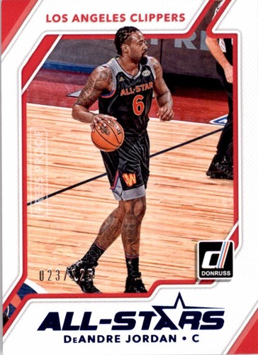 2017 Panini Donruss Basketball Press Proof Blue DeAndre Jordan #11
