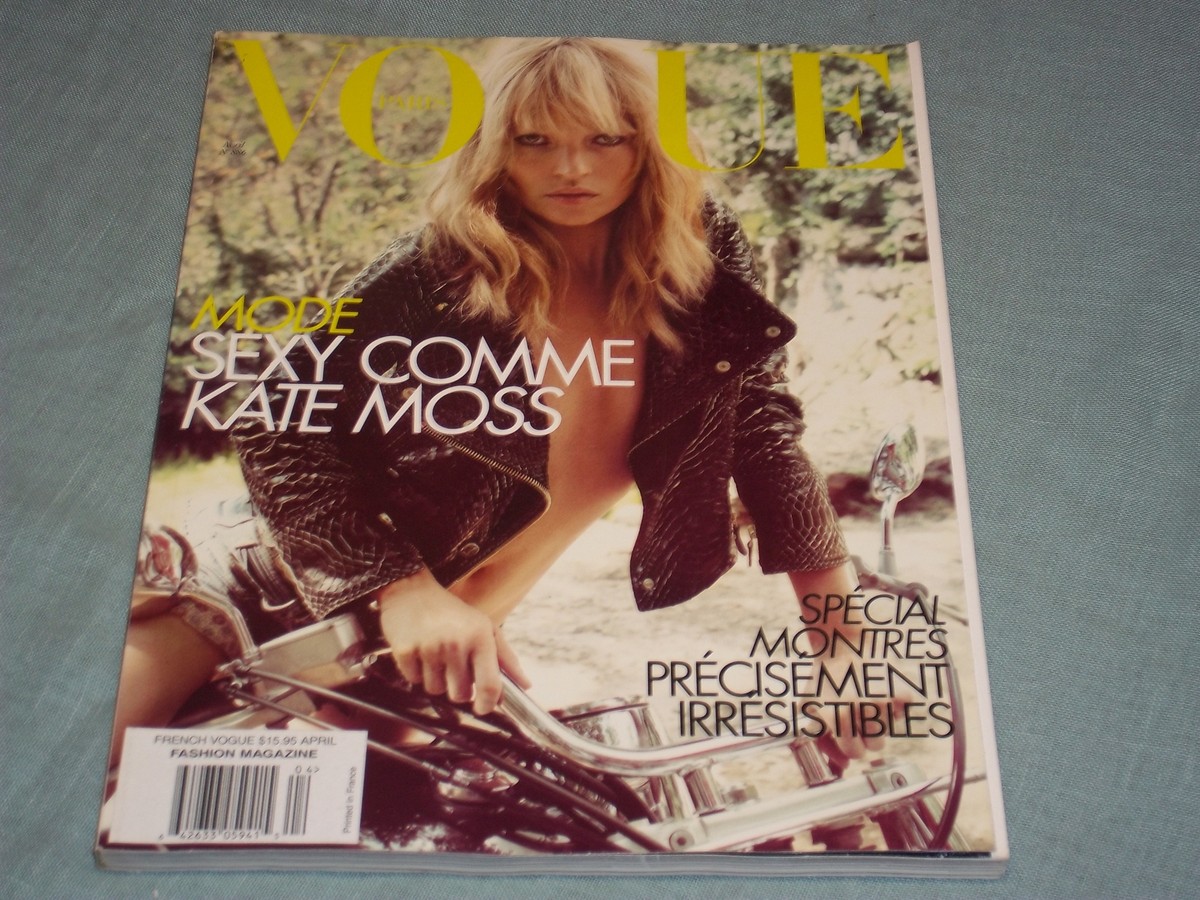 2008 APRIL VOGUE PARIS MAGAZINE - KATE MOSS - HIGH END