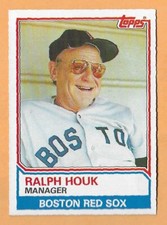 RALPH HOUK BOSTON RED SOX #786 - TOPPS NM-MT 1983