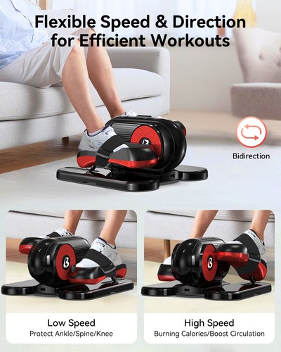 Unter Schreibtisch Ellipsentrainer stabiles Bein Ellipse komplett montiert Mini Ellipsentrainer - Bild 5 von 11