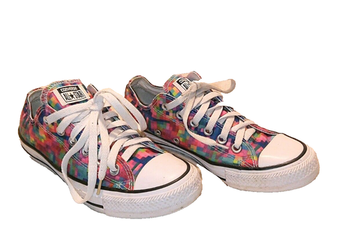 Converse All Stars Womens Tie Dye Sneakers Shoes Size 7 A153 - Picture 2 of 7
