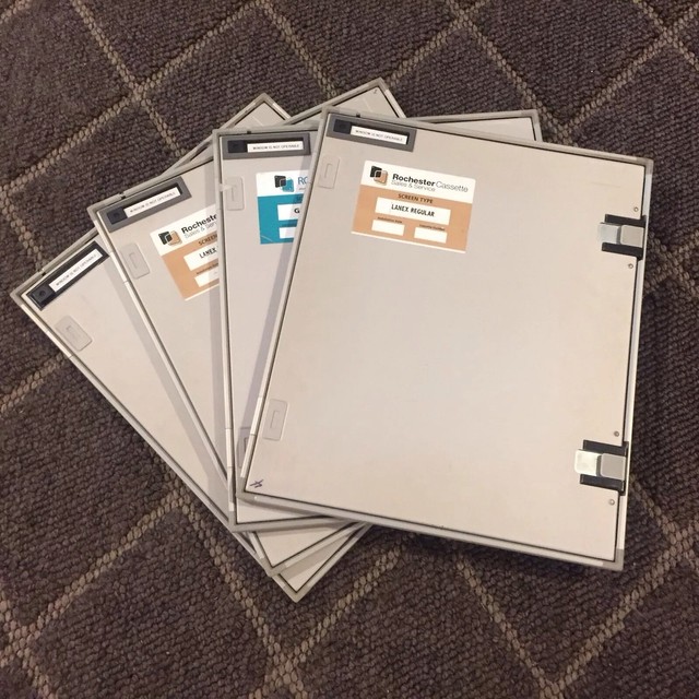 XRay Film Cassettes 14x17 G400 Green Sensitive Screens Lot 4 eBay