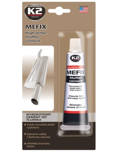 Montagepaste für Auspuffanlagen +816°C Auspuff Zement K2 Mefix 140g - Bild 1 von 1