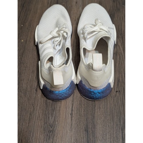 Adidas NMD R1 Primeknit Running Shoes Athletic Sneakers Blue Fade Mens 10.5 READ - Picture 4 of 8