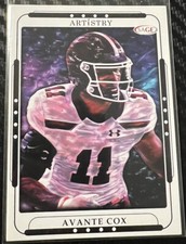 2023 Sage Artistry Black #3 Avante Cox Southern Illinois