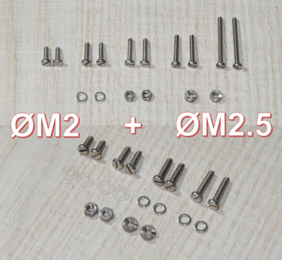 Set De Vis Phono M2 Et M2.5 Pour Coquilles Audio Technica - Stanley Engineering - Neuf