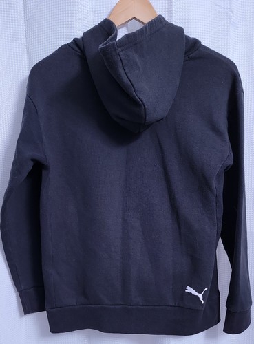 Puma Retro Black Hoodie Youth size LARGE 14/16 - Picture 2 of 4