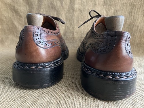 Heinrich Dinkelacker für Apollo Brown Goiser Norweger Derby Shoes UK 9 || EU 43 - Picture 8 of 11