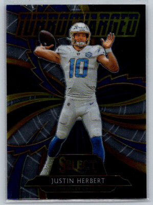 2020 Select Turbocharged Justin Herbert #T24 Rookie Los Angeles Chargers TC3035