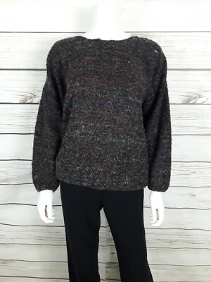 QED London Womens Sweater Size M Multicolor 3/4 Sleeves Lightweight Pullover