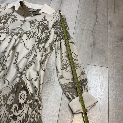 Anna Sui for Target Women's Ivory Lace Long Sleeve Fully Lined Mini Dress xs - Picture 13 of 14