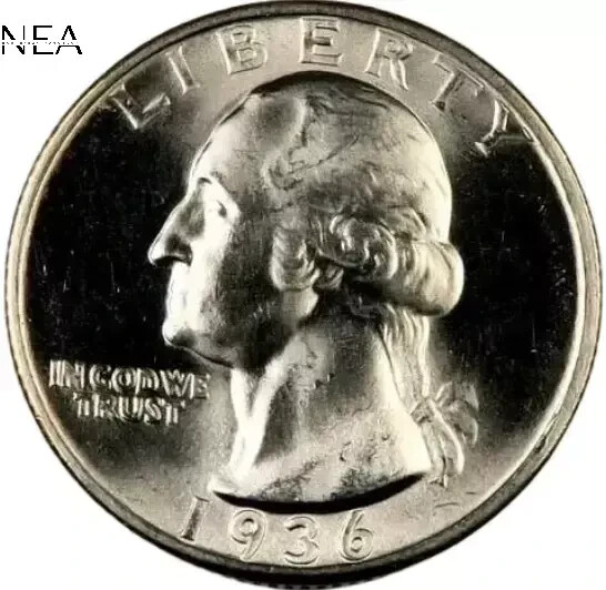 1936-D Washington Quarter ~ Gem BU ~ 90% Silver ~ Key Date!