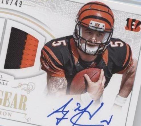 2014 Panini National Treasures A.J. McCarron #RGS-AJ - 1 of 2