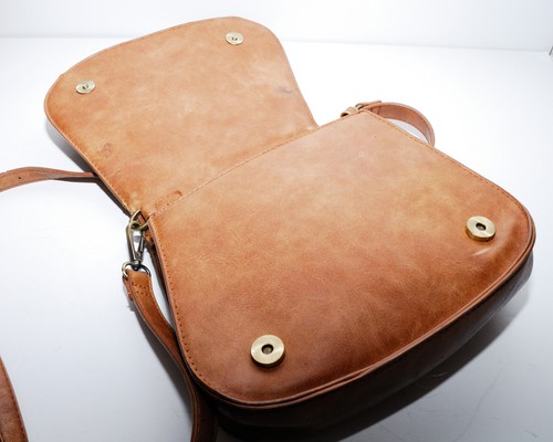 Vintage braune Leder Handtasche Bojo Bag Alter'd State schön gebraucht - Bild 9 von 12