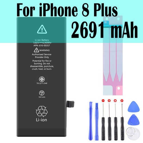 NEW Replacement For iPhone 6 6S 7 8 X XS Plus 11 12 Pro Max Internal Battery - Picture 13 of 24