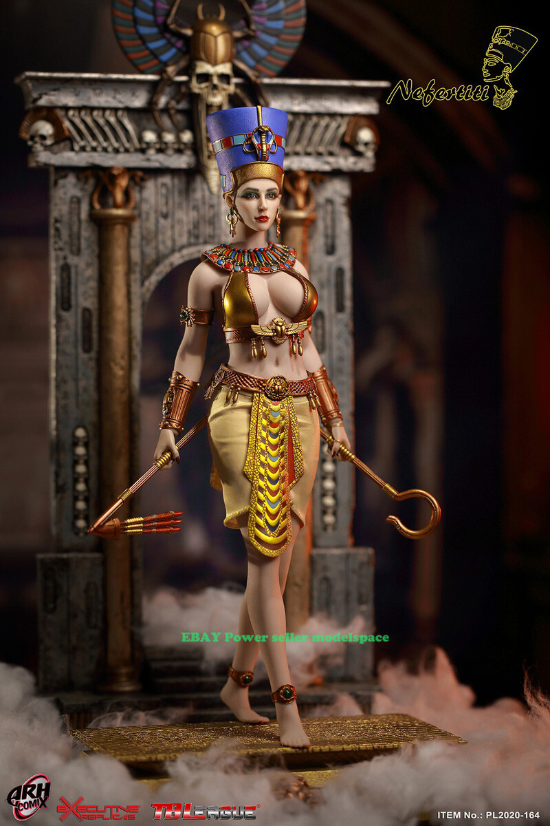 TBLeague Nefertiti 1/6スケール アクションフィギュア TBLeague 1/6 PL2020-164 Queen of Egypt Nefertiti Female Seamless