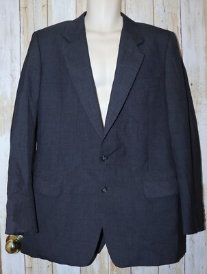 Mens Charcoal Vittorio Rex Suit Jacket Blazer Size 42L 42 L very good