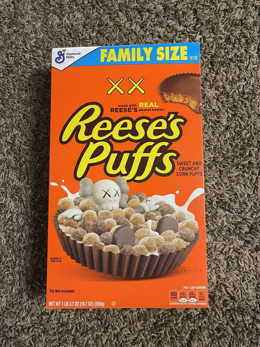 KAWS Reese's Puffs Cereal EXCLUSIVE!! WILL SHIP OUT ASAP!!, 46 OFF