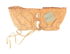 Toast Swim X Free People Signature Bandeau Bikini Top Women's Medium Standstone