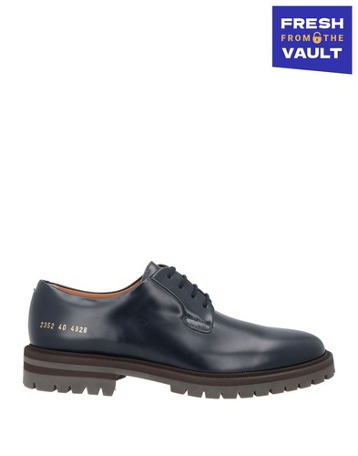RRP€560 COMMON PROJECTS Leather Derby Shoes US7 UK6 EU40 Lace Up Made in Italy