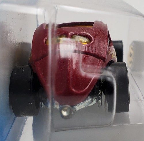 CUSTOM VOLKSWAGEN BEETLE Red 2009 Hot Wheels #121 Heat Fleet Mattel - Picture 5 of 7