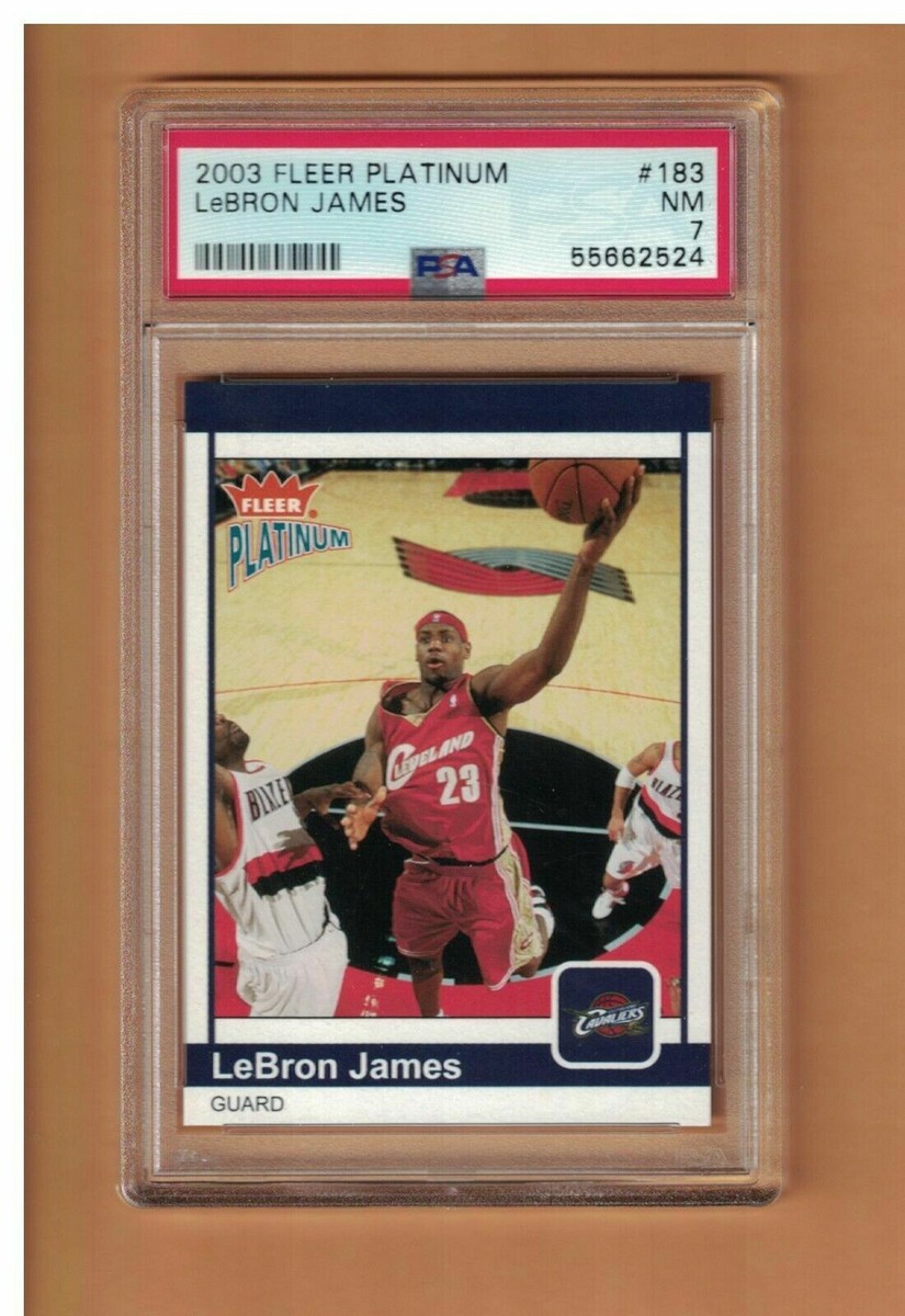 2003-04 Fleer Rookie RC LEBRON レブロン LEBRON JAMES 2003 FLEER GENUINE INSIDER #104 ROOKIE RC 114