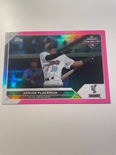 2023 Pro Debut Base Pink #PD-126 Adrian Placencia /199 - Inland Empire 66ers 03