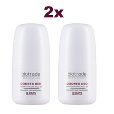 2x BIOTRADE Odorex Deo Antiperspirant Roll-on 10 Day protection 40 ml. Deodorant