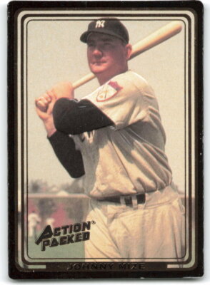 1993 Action Packed All-Star Gallery Series I #13 Johnny Mize New York Yankees 2E