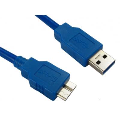 Neu USB 3.0 Micro Kabel Leitung für Mini tragbare externe Festplatte PC Mac blau