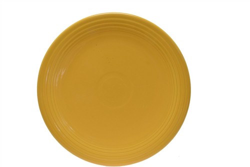 Vintage Fiestaware Fiesta HLC Ringelblume gelb 12,25" Hackplatte runde Platte - Bild 1 von 2