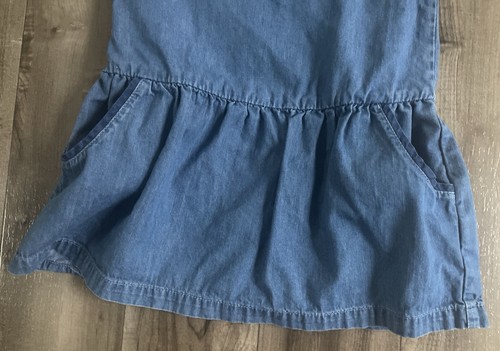 Girls Baby GAP Denim Jean Dress sz 4 Years - Picture 4 of 7