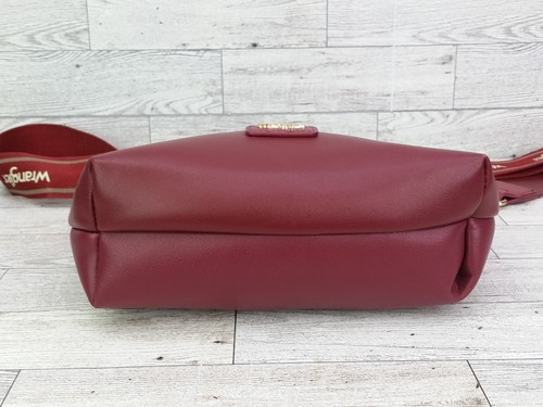 Wrangler Vegan Leather Crossbody Bag Red Western Shoulder Bag Purse - Picture 8 of 14