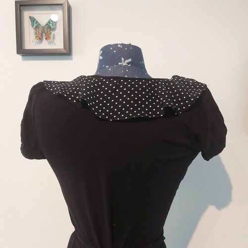 Review Spot Wrap Dress sz 6 - Picture 6 of 10