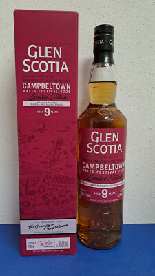 Glen Scotia Festival Edition 2025 54,3%, 70cl, Heavily Peated, 9 Jahre