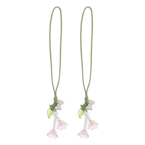 2 Pcs Mobile Phone Car Decoration Hanging Chain Nurse Miss Lanyards for Women - 第 9/12 張圖片