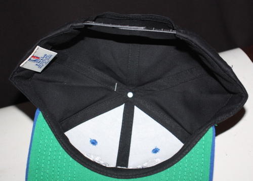De colección 1990 NBA Orlando Magic Snapback Sombrero Negro Azul Gemelos Empresa con Etiquetas - Imagen 15 de 17