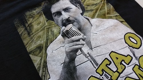 Pablo Plato o Plomo T-Shirt ,Dope,Crime,Cartel,Drug,Medellin,Kolumbien,Escobar - Picture 5 of 5