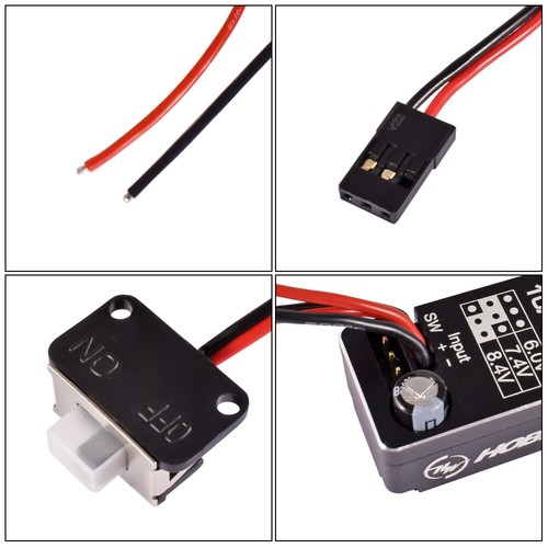 Hobbywing Car Regulator Module UBEC 10A IP67 2-6S 6/7.4/8.4V For RC Crawlers Car - Picture 8 of 12