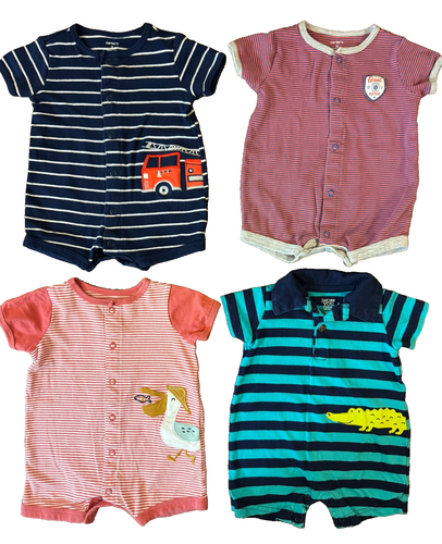 Baby Boy Rompers 3 Months Summer Clothes One PC Lot Outfits Shorts All Star Ball